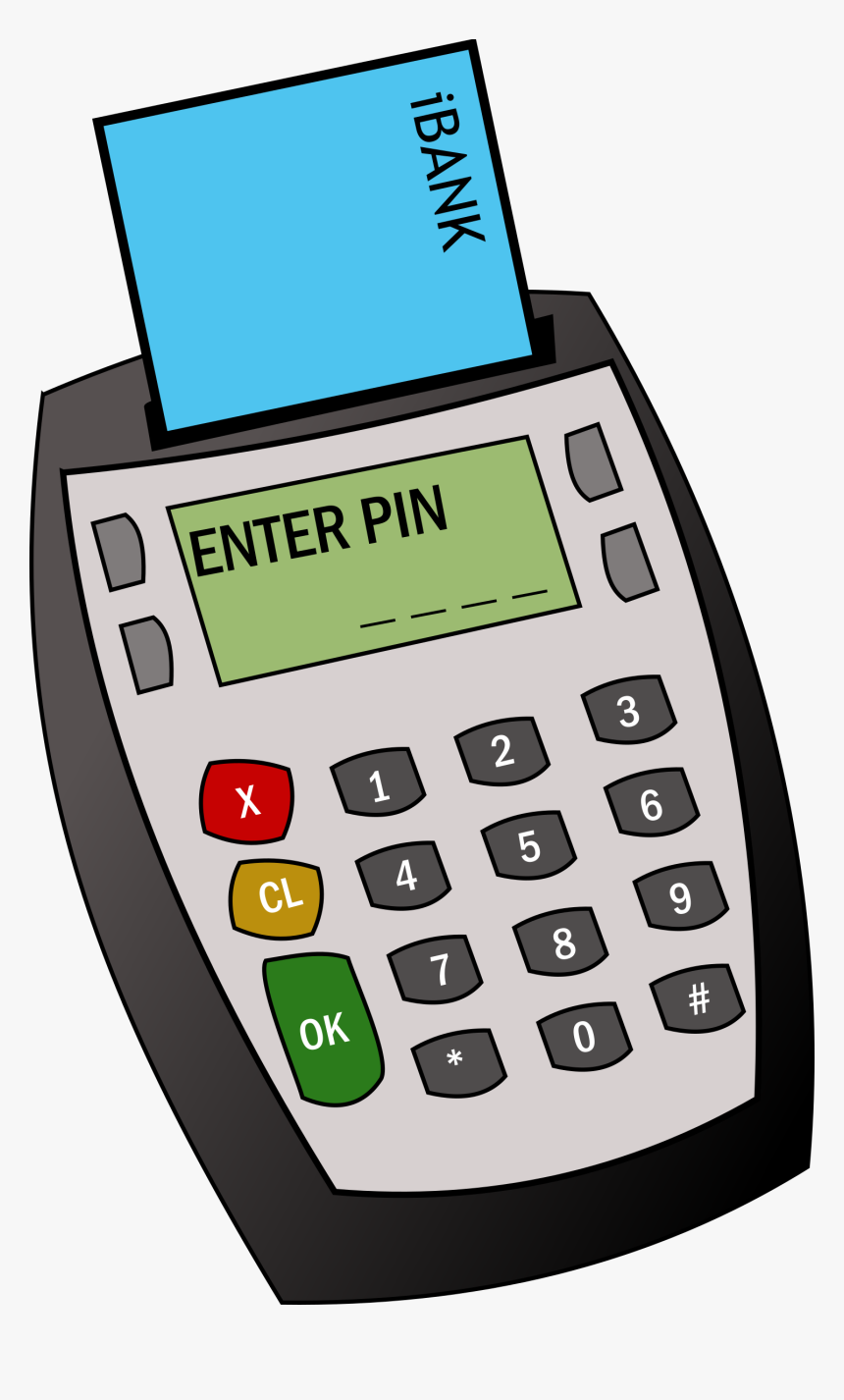 Chip And Pin Machine Clip Arts - Card Machine Clipart, HD Png Download, Free Download