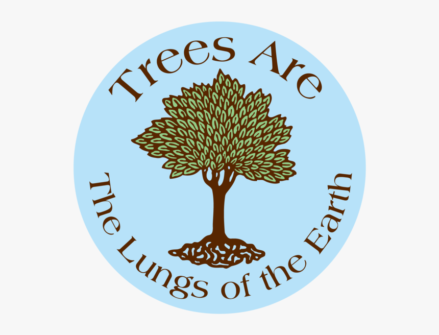 Trees Lungs Earth Button - Trees Are The Lungs Of The Earth, HD Png Download, Free Download