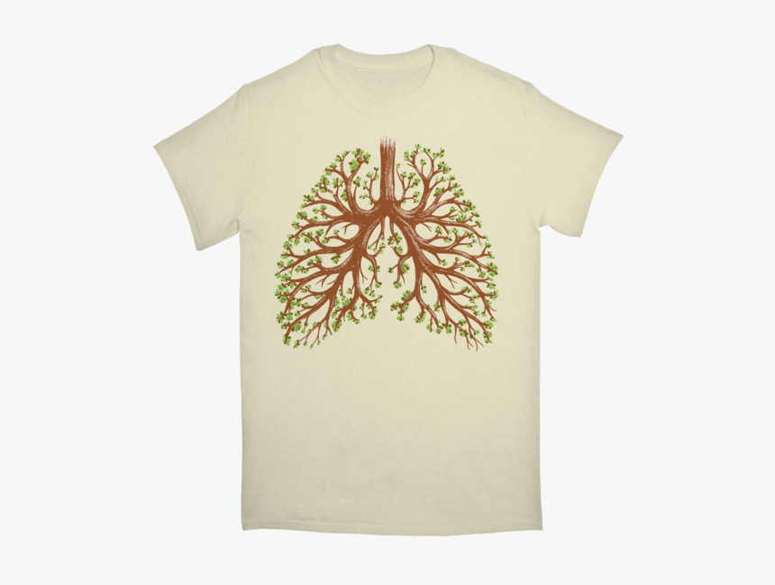 Breathe Tree Lungs Tshirt - Shit Happens Religion T Shirt, HD Png Download, Free Download