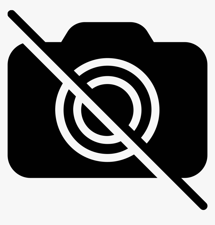No Camera Filled Icon - Broken Camera Png Icon, Transparent Png, Free Download