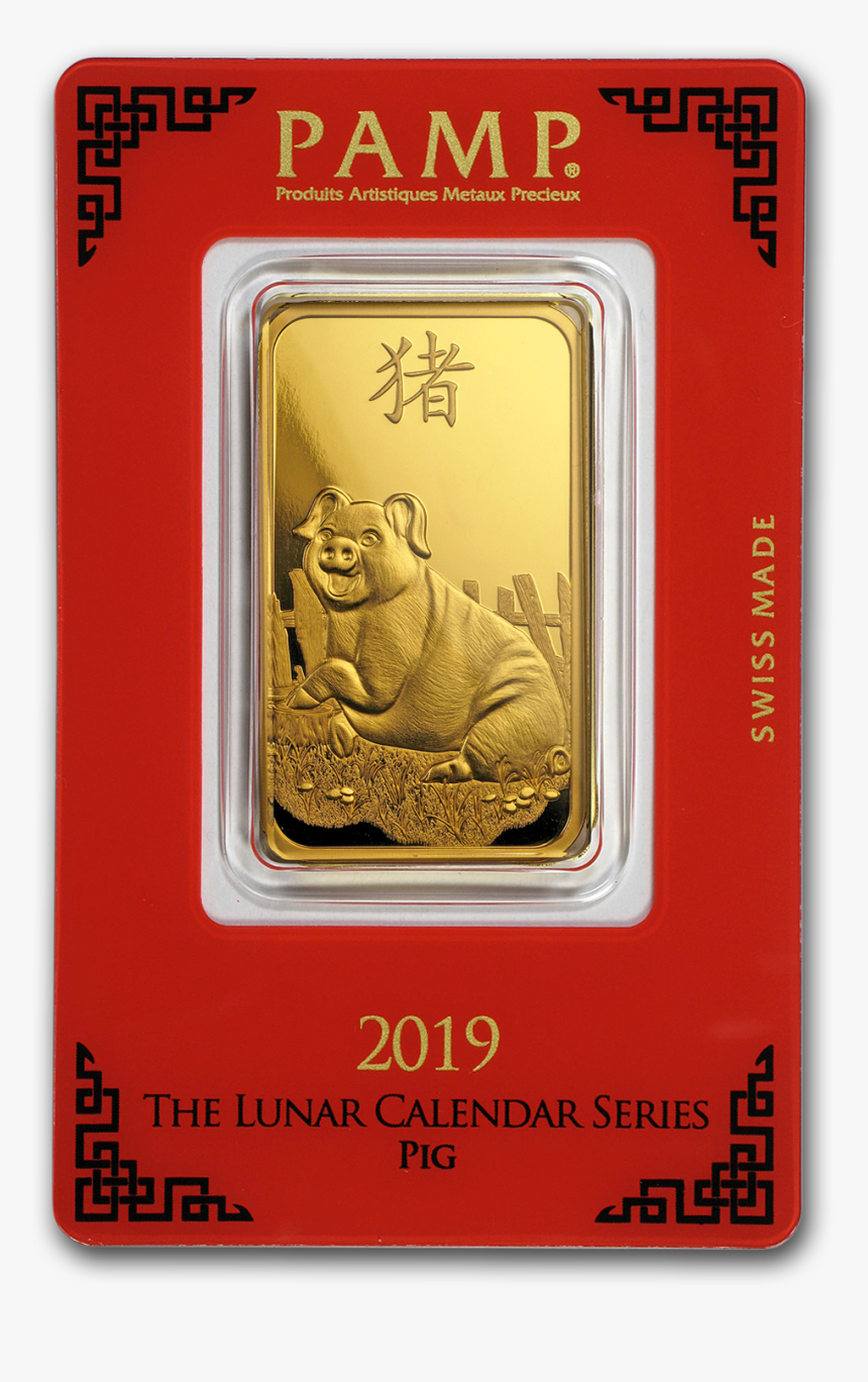 Year Of The Pig Gold Bar, HD Png Download, Free Download