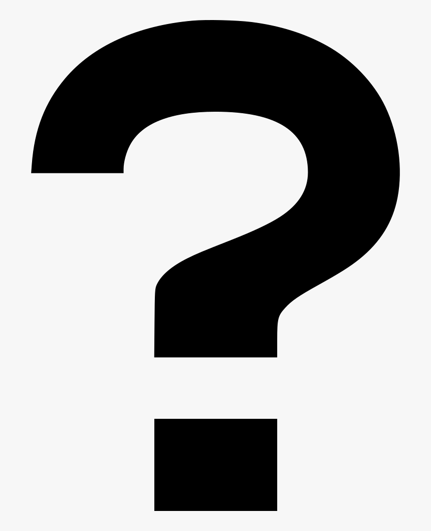 Interface Icons Question Mark - Silhouette Question Mark Png, Transparent Png, Free Download