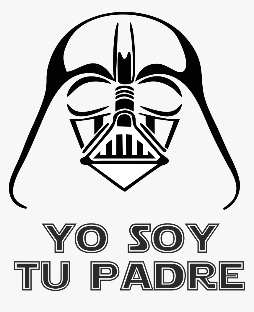 Personaliza Darth Vader Mask Silhouette - Who's Your Daddy Star Wars, HD Png Download, Free Download