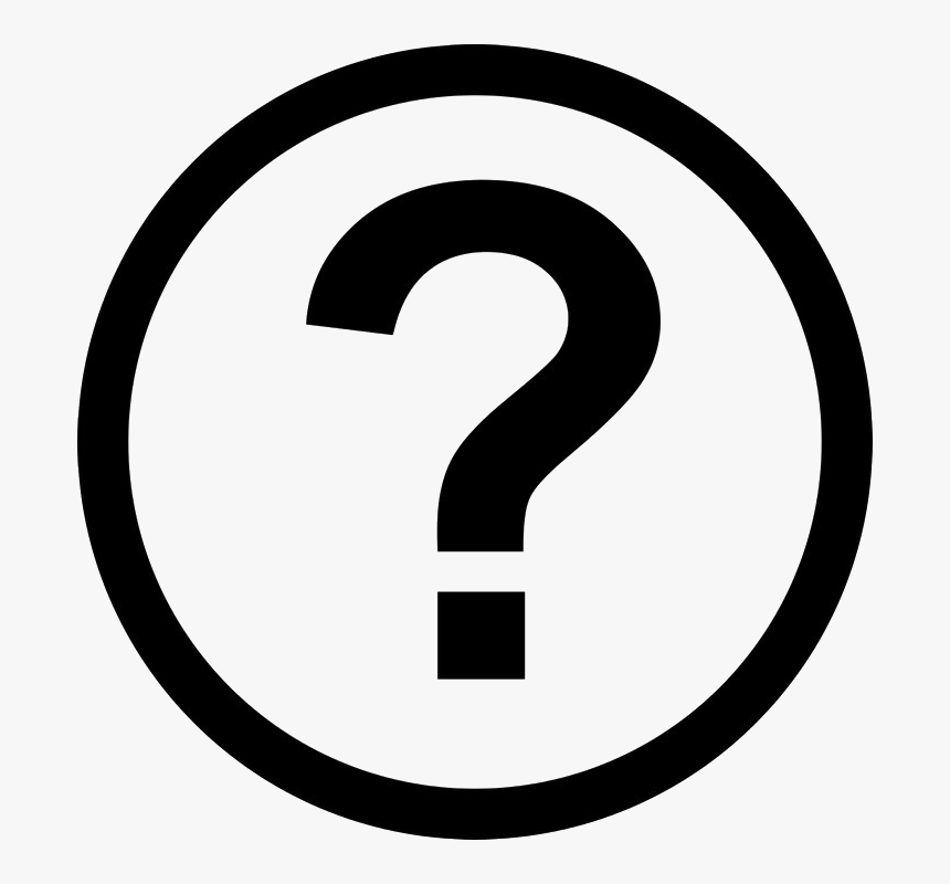 Transparent Question Mark Png Transparent - 2 Number In Circle, Png Download, Free Download