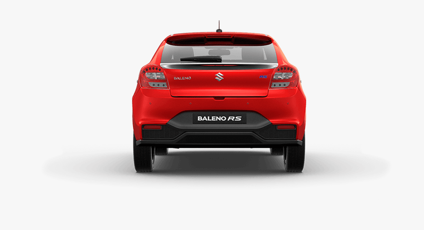 Balenors Red Car Back View - Hot Hatch, HD Png Download, Free Download
