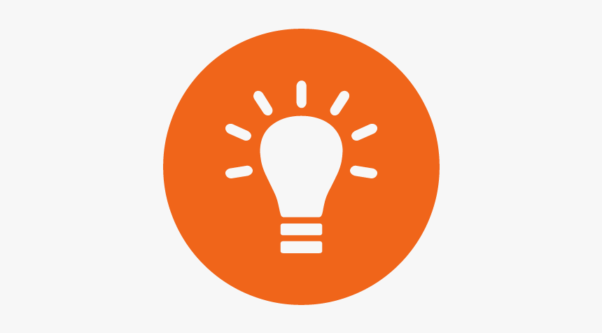 Light Bulb Icon White, HD Png Download, Free Download