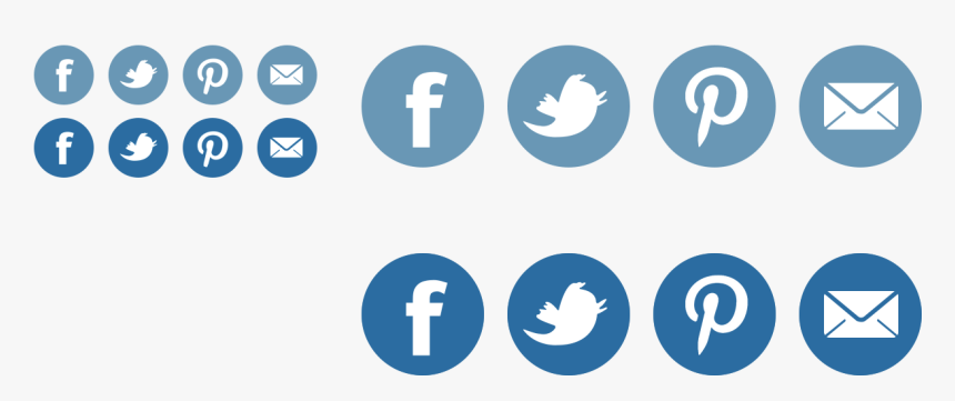 Email Icons Facebook - Email And Facebook Icons, HD Png Download, Free Download