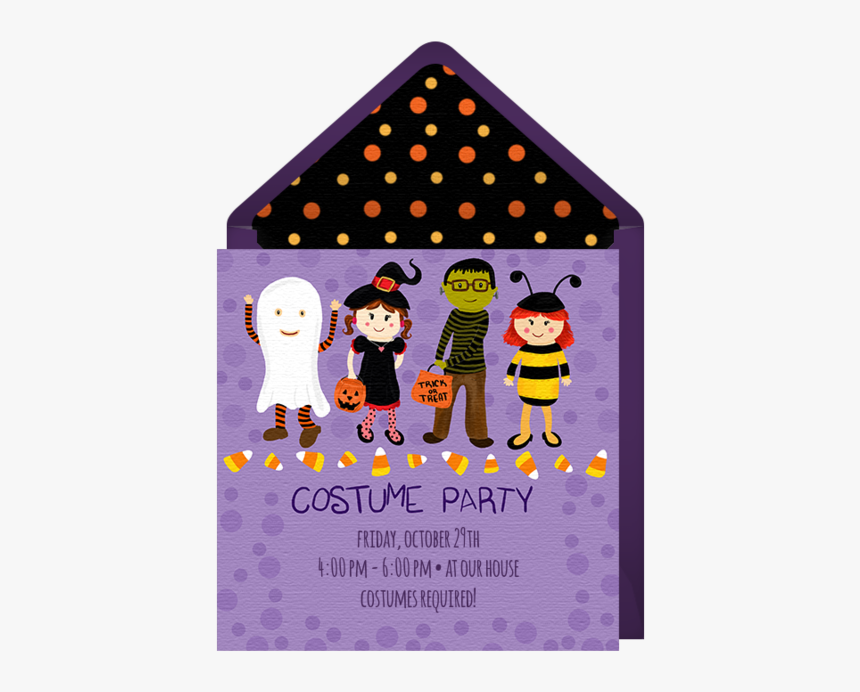 Free Halloween Online Party Invitations, HD Png Download, Free Download