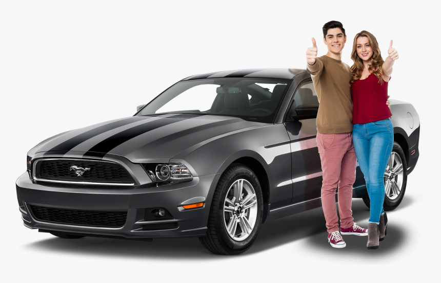 2014 Ford Mustang V6 Coupe Black, HD Png Download, Free Download