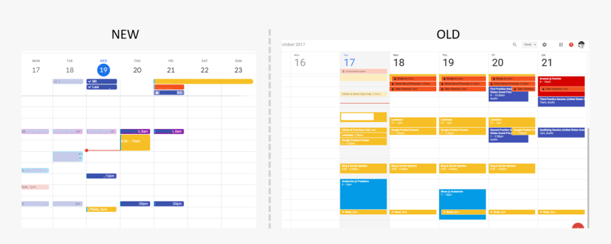 Google Calendar Design Change, HD Png Download, Free Download