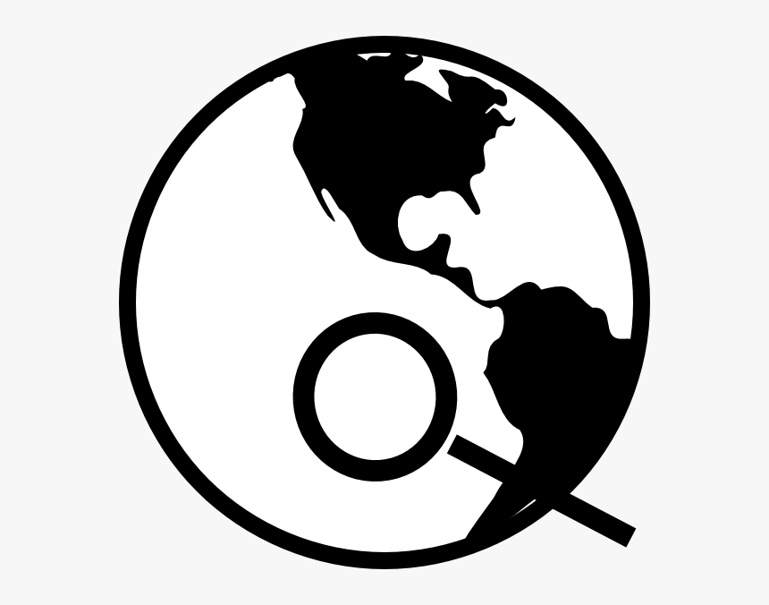 Earth Black And White Png, Transparent Png, Free Download