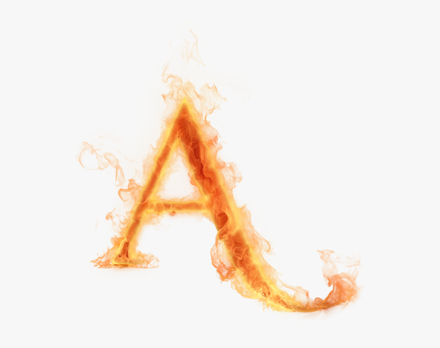 Letter, Alphabet, A, Fire, Heat Png Image With Transparent - Marine Invertebrates, Png Download, Free Download