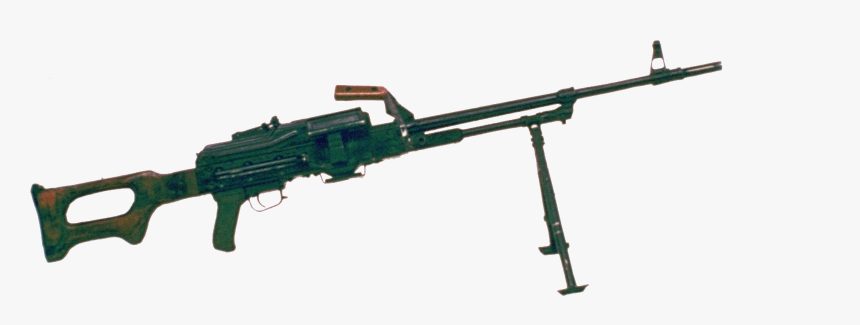 Transparent Gun - Pkm Machine Gun, HD Png Download, Free Download