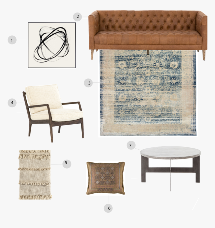 Living Room Design - Chair, HD Png Download, Free Download