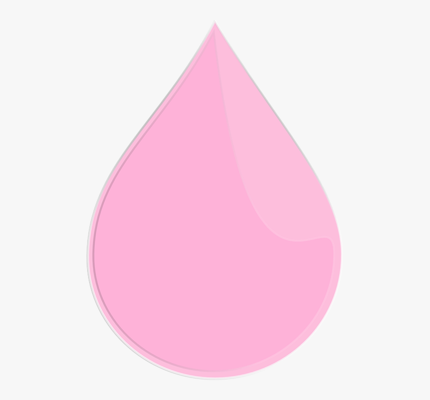 Drop, Pink, Highlight, Symmetry - Pink Drop, HD Png Download, Free Download