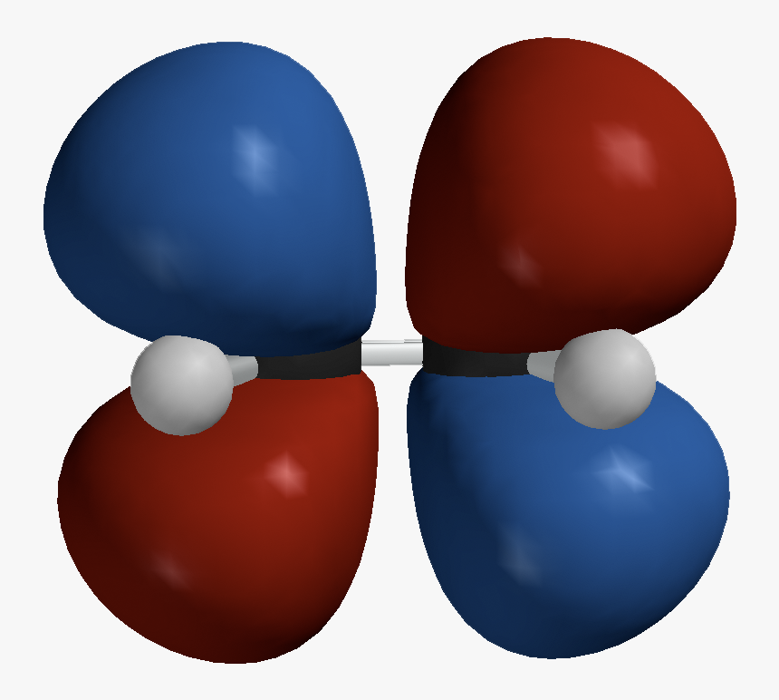 Ethylene Lumo Spartan 3d Balls - Pi Binding, HD Png Download, Free Download