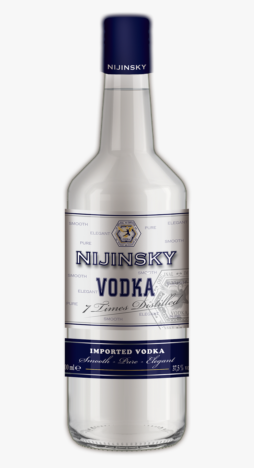Drinking Clipart Vodka - Glass Bottle, HD Png Download, Free Download