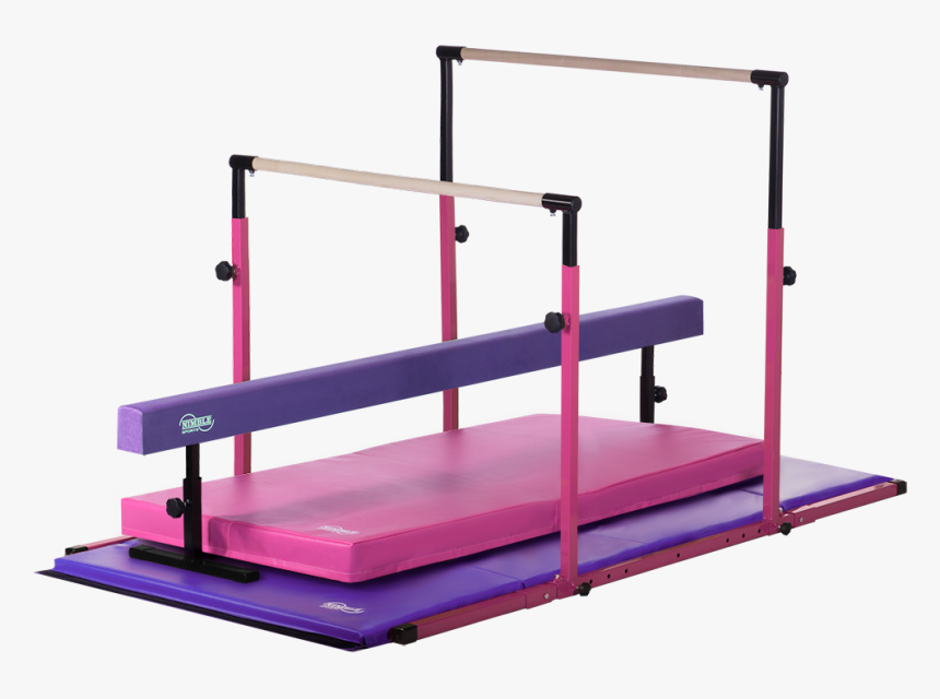 Balance Beam Gymnastics Mat Uneven Bars Horizontal - Gymnastics Beam Bar And Mat, HD Png Download, Free Download