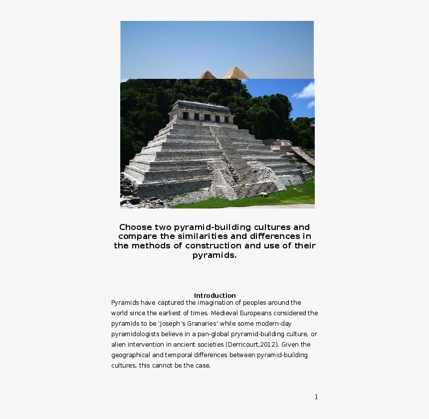 Temple Of The Inscriptions, HD Png Download, Free Download