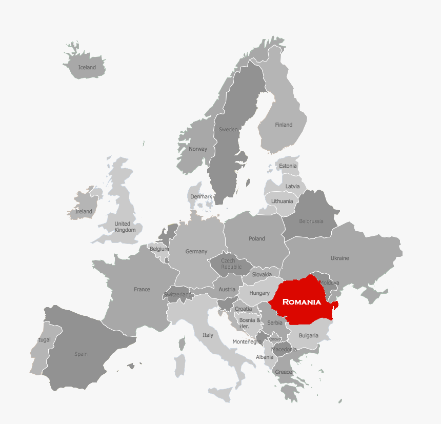 Romania Moto Adventure Europe Map - Power Generation By Source Europe, HD Png Download, Free Download