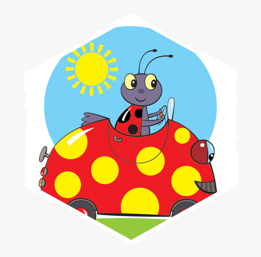 Insectropolis Bugs On The Go - Ladybug Driving A Car, HD Png Download, Free Download