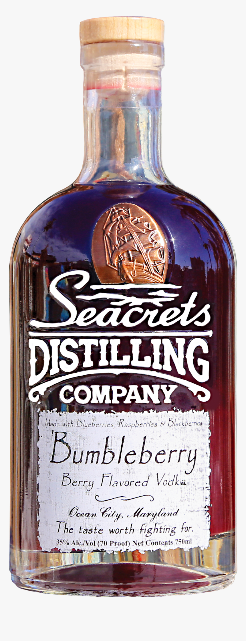 Bottle Of Seacrets Bumbleberry Vodka - Seacrets Rum, HD Png Download, Free Download