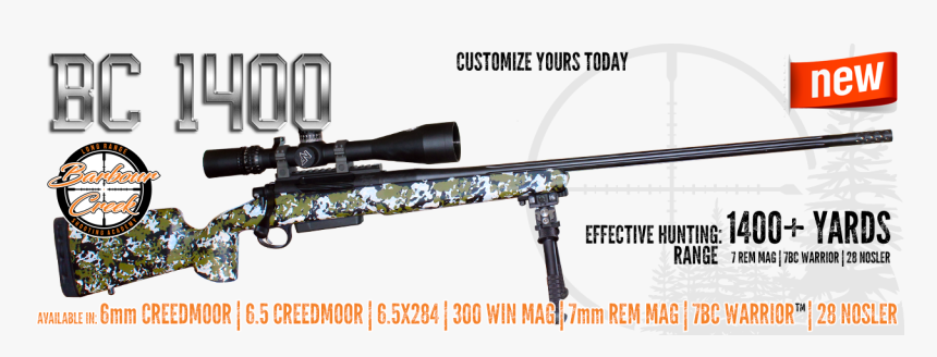 Bc 1400 Home 1 - Long Range Hunting Rifle, HD Png Download, Free Download