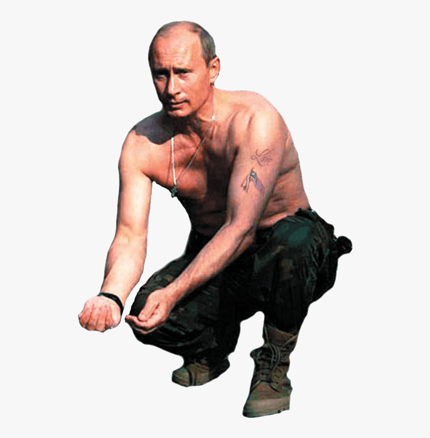 Боец на белом фоне