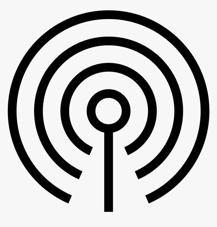 Network Png Image - Circular Maze Silhouette, Transparent Png, Free Download