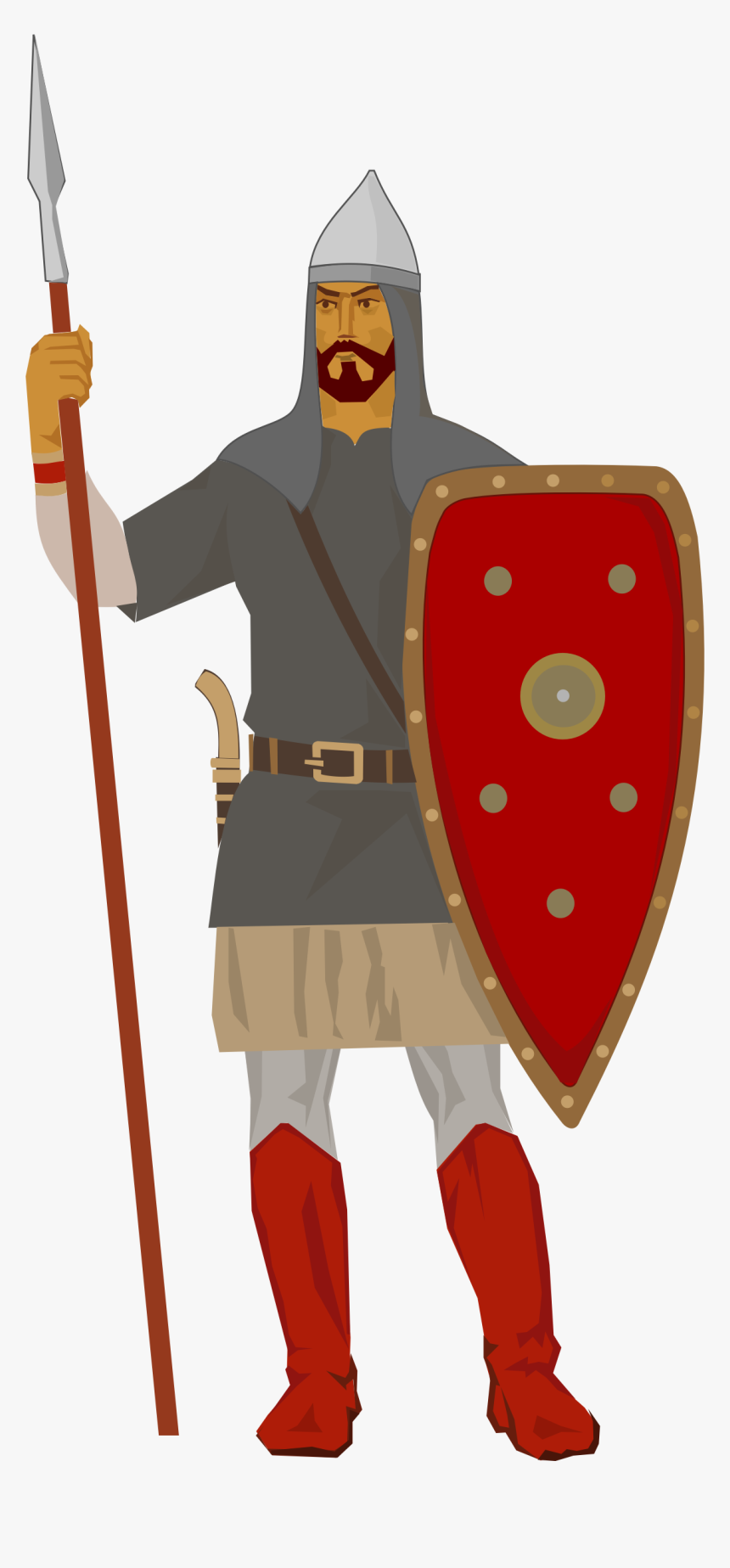 Medieval Soldier Clipart, HD Png Download, Free Download
