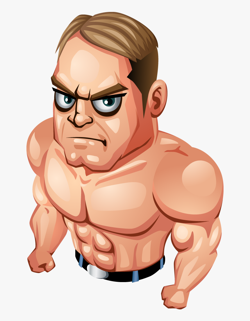 Mafiabattle Archives - Animated Cartoon Muscle Man, HD Png Download, Free Download