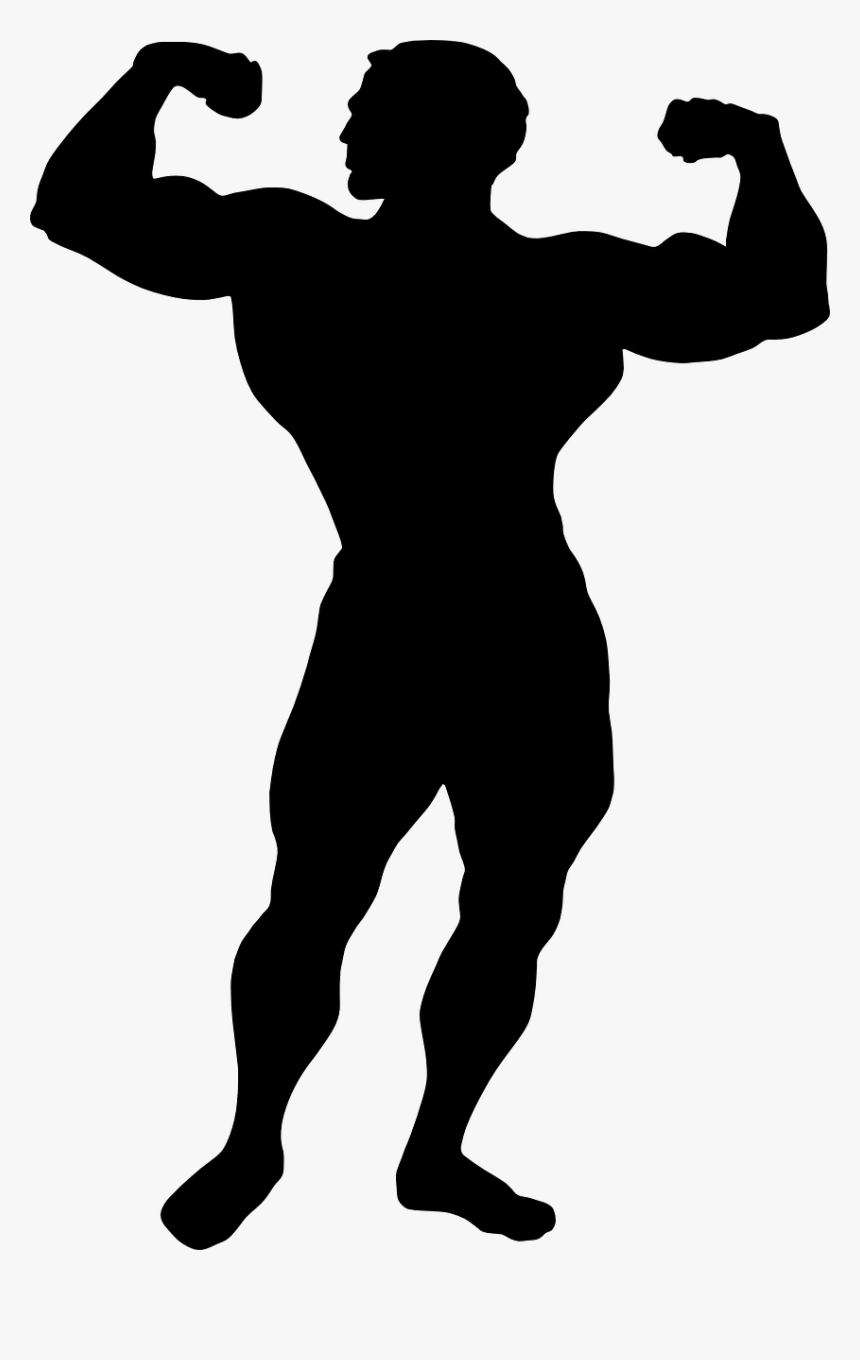 Strong Man Silhouette Transparent, HD Png Download, Free Download
