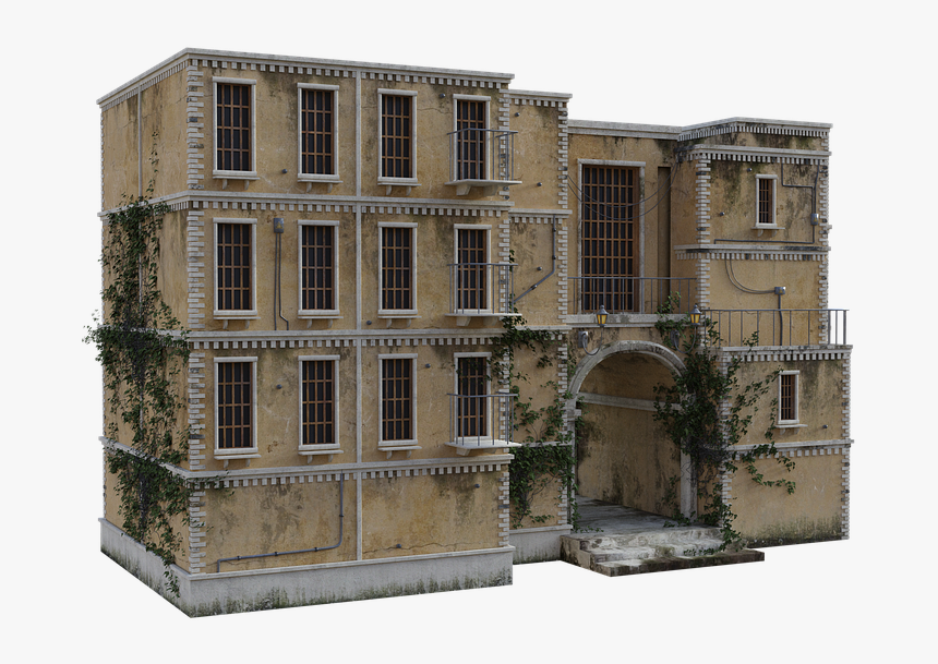 Old Building Ivy Architecture Landscape - Old Building Png, Transparent Png, Free Download