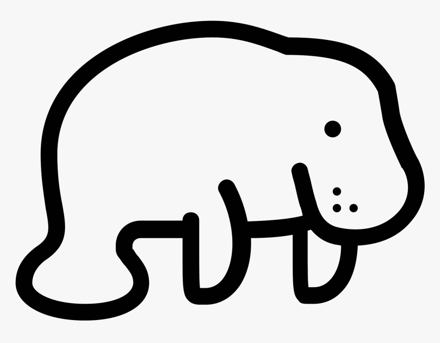 Icon Free Download Png - Manatee Icon, Transparent Png, Free Download