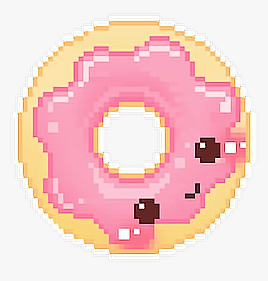 Donut Donuts Cute Sweet Kawaii Pink Wallpeperfreetoedit, HD Png Download, Free Download