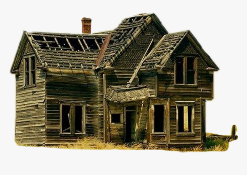 Oldhouse Sticker , Png Download - Abandoned Farmhouse, Transparent Png, Free Download