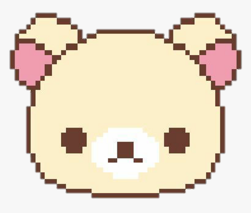 #oso #rilakkuma #cute #kawaii #pixel #pixels - Kawaii Pixel Png, Transparent Png, Free Download