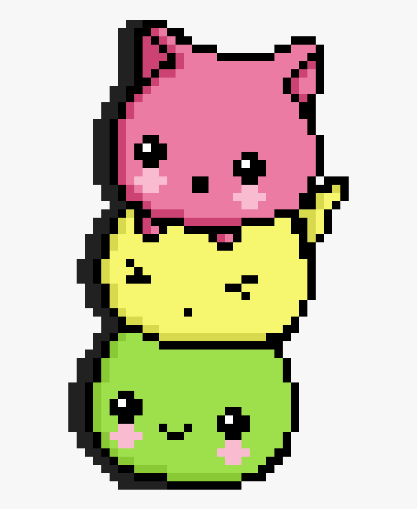 Pixel Art Kawaii Cat, HD Png Download, Free Download