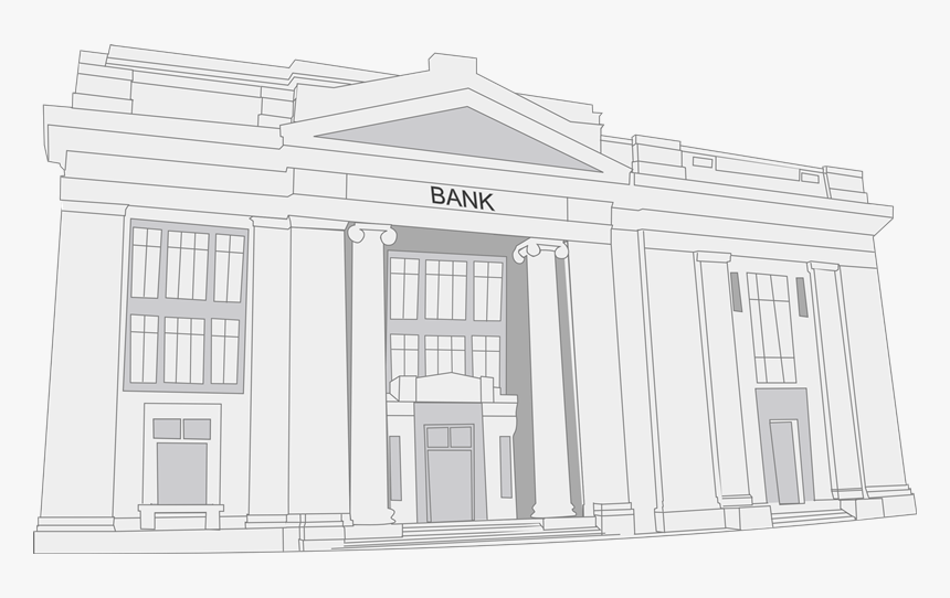 Bank Clipart Old Building - Bank Public Domain, HD Png Download, Free Download