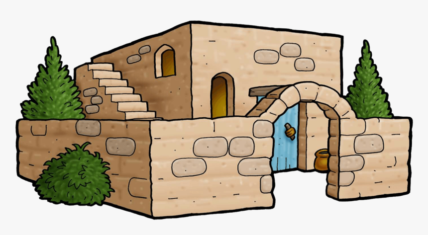 Bible Story House Clip Art - Bible House Clipart, HD Png Download, Free Download