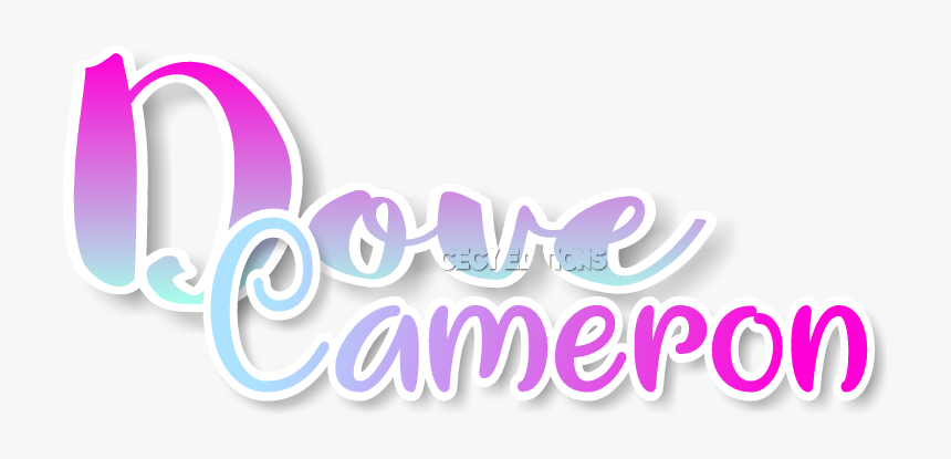 #dovecameron #png #texto - Calligraphy, Transparent Png, Free Download