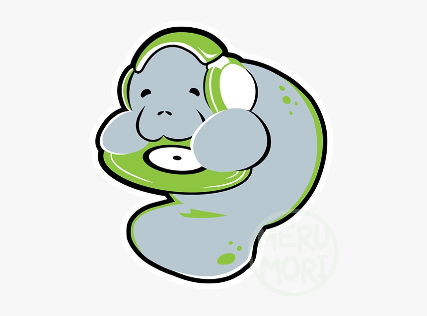Dj Manatee Sticker, HD Png Download, Free Download