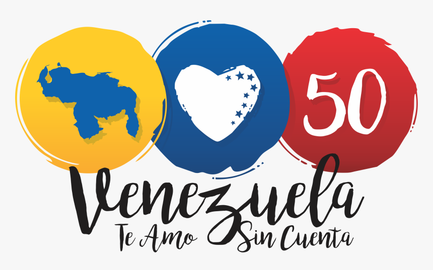 Te Amo Png -venezuela Te Amo Sincuenta - Venezuela, Transparent Png, Free Download