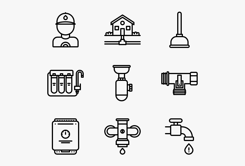 Plumber - Kitchen Utensils Icon Transparent Background, HD Png Download, Free Download