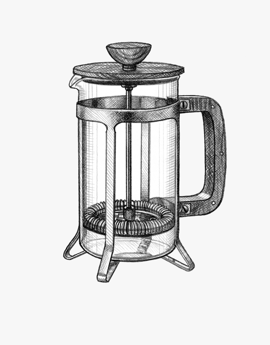 French Press, HD Png Download, Free Download