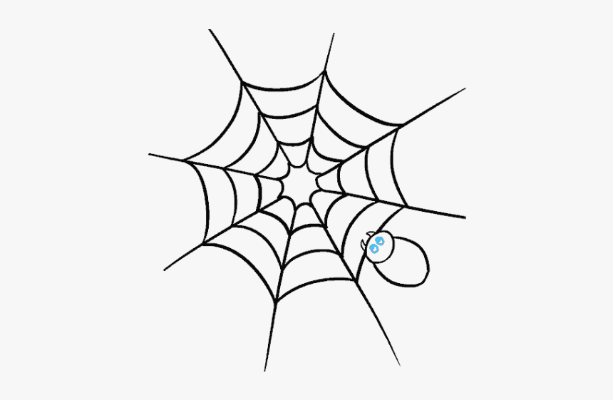 Spider Web Drawing, HD Png Download, Free Download