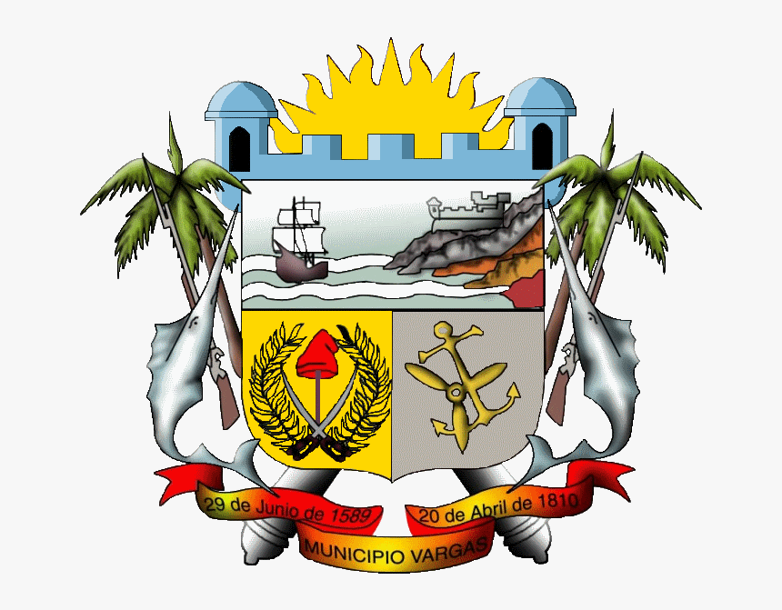 Escudo Municipio Vargas - Escudo Del Estado Vargas, HD Png Download, Free Download