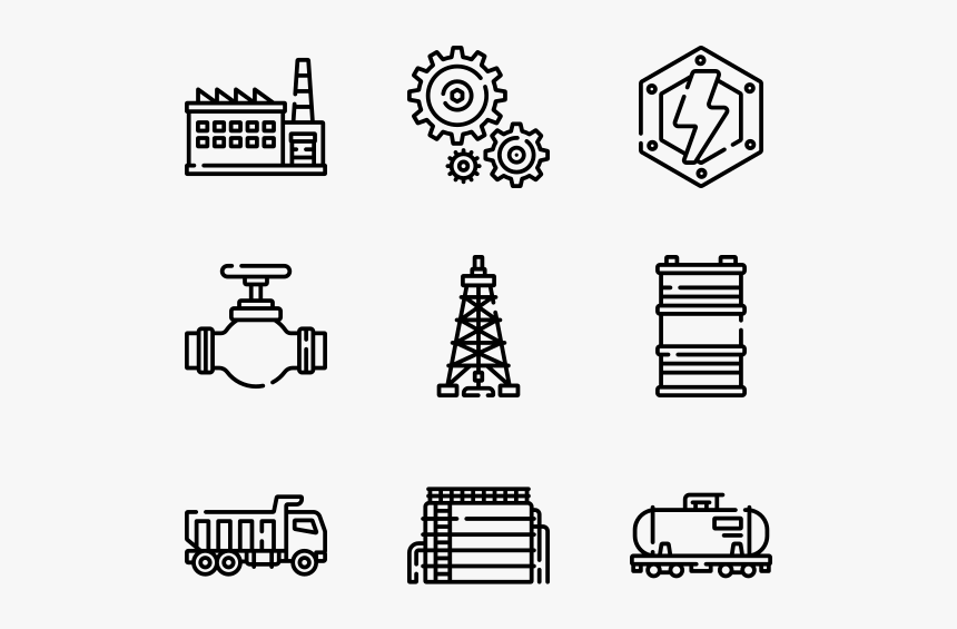 Industrial Process - Line Art, HD Png Download, Free Download