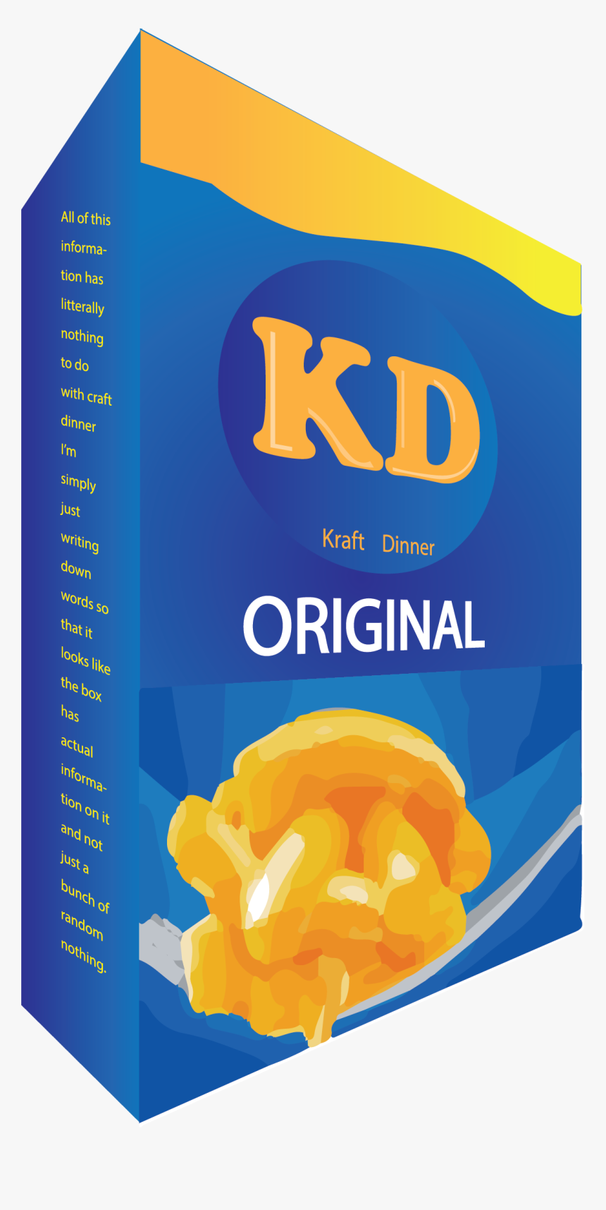 Kraft Dinner On Perspective Grid - Kraft Dinner Png, Transparent Png, Free Download