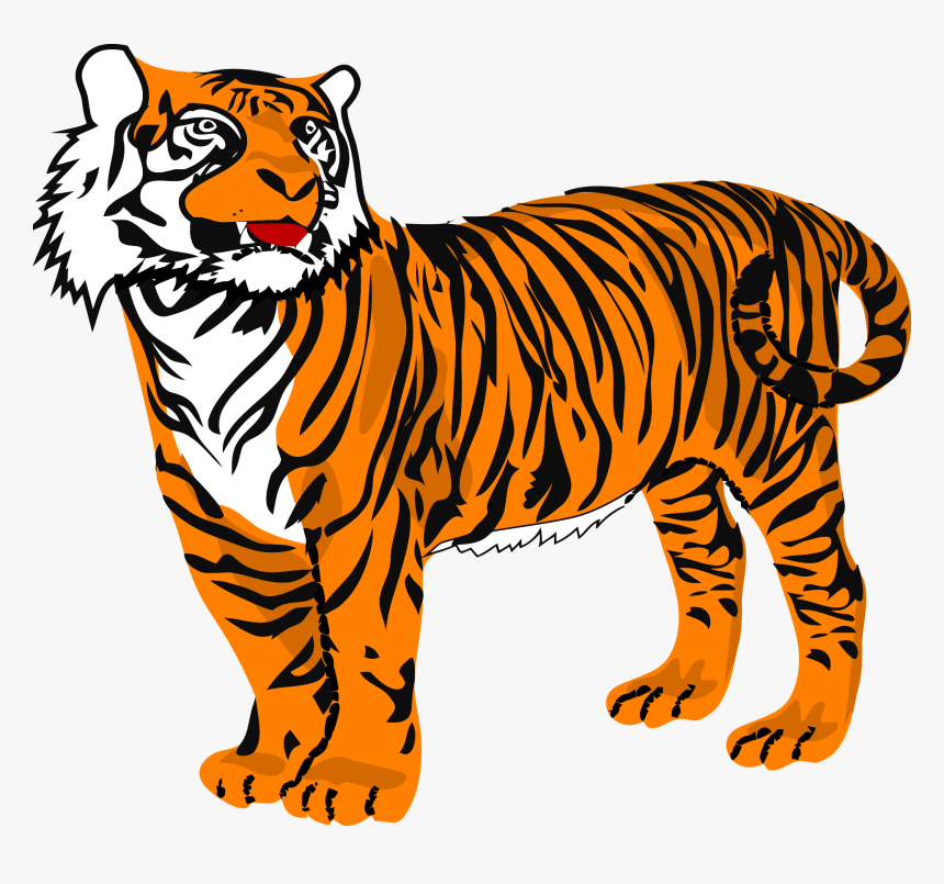 Clipart Picture Of A Tiger - Animated Image Of Tiger, HD Png Download, Free Download